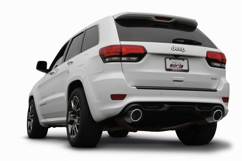 Borla 2015 Jeep Grand Cherokee SRT8 ATAK Dual Round Rolled Exit Catback Exhaust - Mo-Moto