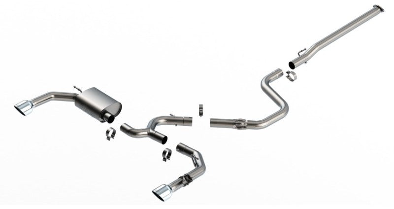 Borla 22-23 Hyundai Elantra N 2.0L 4 CYL. Turbo AT/MT ATAK Catback Exhaust Bright Chrome - Mo-Moto