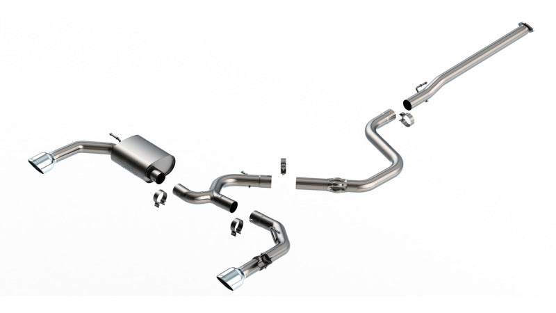 Borla 22-23 Hyundai Elantra N 2.0L 4 CYL. Turbo AT/MT ATAK Catback Exhaust Bright Chrome - Mo-Moto