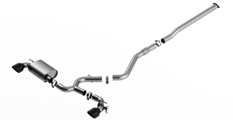 Borla 22-23 Hyundai Kona N 2.0L 4 CYL. Turbo AT/MT ATAK Catback Exhaust Black Chrome - Mo-Moto