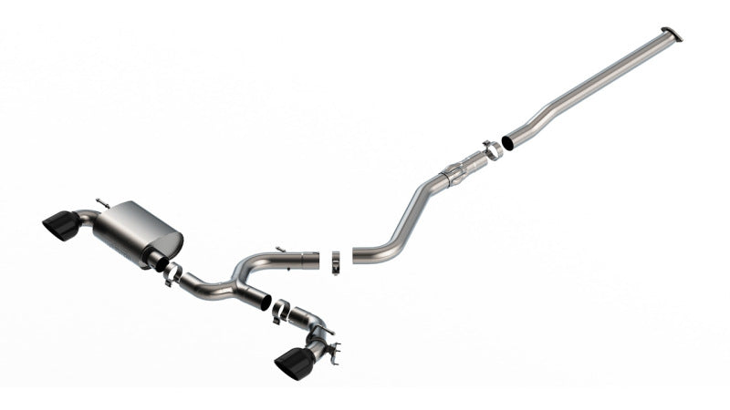 Borla 22-23 Hyundai Kona N 2.0L 4 CYL. Turbo AT/MT ATAK Catback Exhaust Black Chrome - Mo-Moto