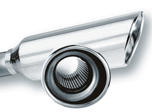 Load image into Gallery viewer, Borla 2.25in Inlet 4in Round Rolled Angle Cut Resonated x 13in Long Exhaust Tip - Mo-Moto