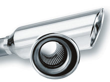 Load image into Gallery viewer, Borla 2.25in Inlet 4in Round Rolled Angle Cut Resonated x 13in Long Exhaust Tip - Mo-Moto