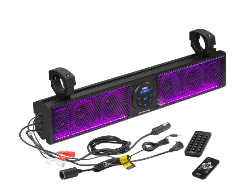 Boss Audio Systems ATV UTV 26in Sound Bar System w/ RGB Illumination - Mo-Moto