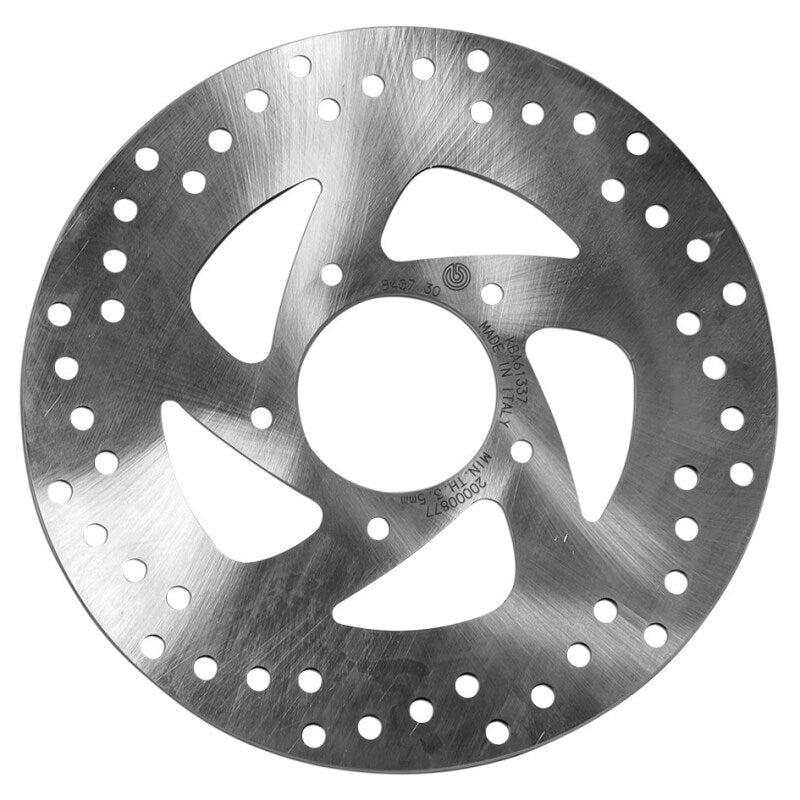 Brembo OE 08-11 Aprilia Sport City One 50CC/99-06 Beta Eikon 125CC 220x4mm Brake Disc - Front Fixed - Mo-Moto