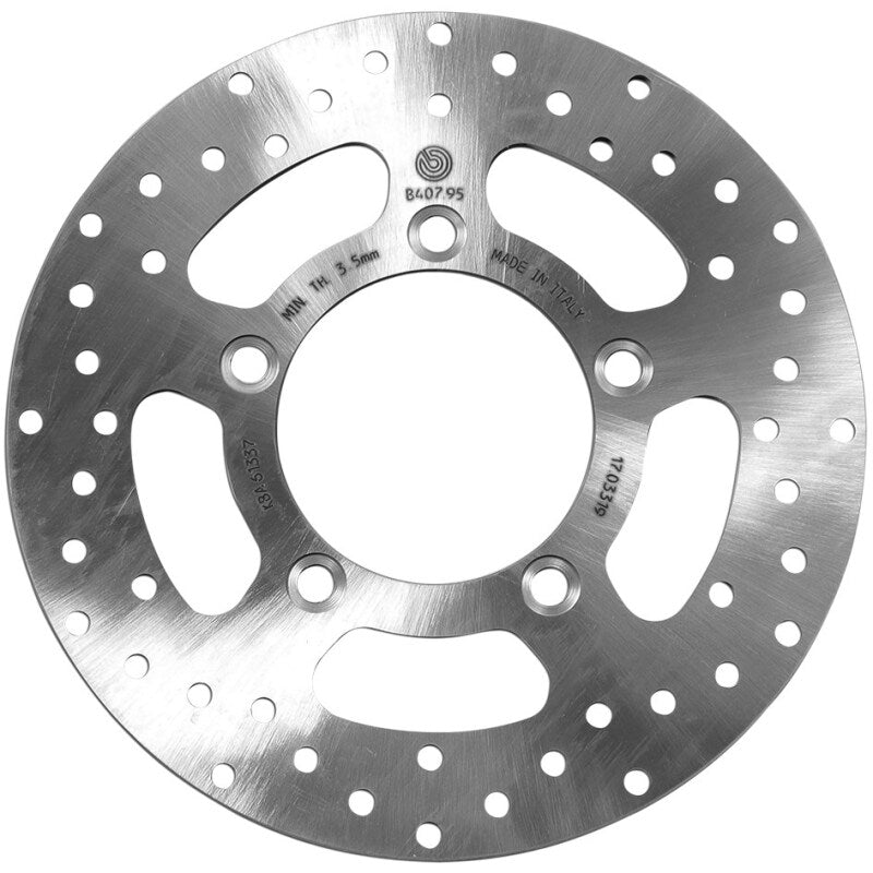 Brembo OE 15-16 Kymco Yager GT 125CC/08-20 Kymco i New Dink 200CC 240x4mm Brake Disc - Front Fixed - Mo-Moto