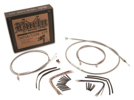 Burly Brand Control Kit 14in - Stainless Steel - Mo-Moto