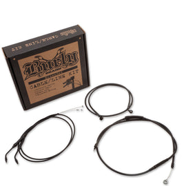 Burly Brand Control Kit 8in - Black - Mo-Moto
