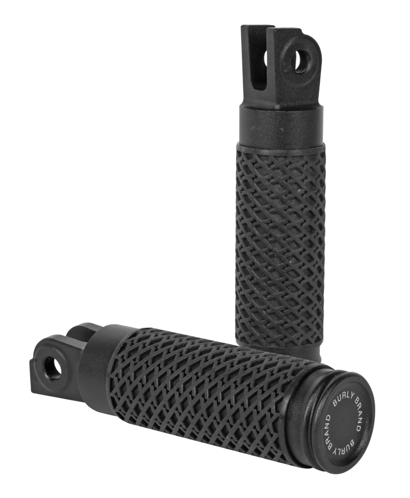 Burly Brand Slash Cut Rider Front Peg Set - Mo-Moto