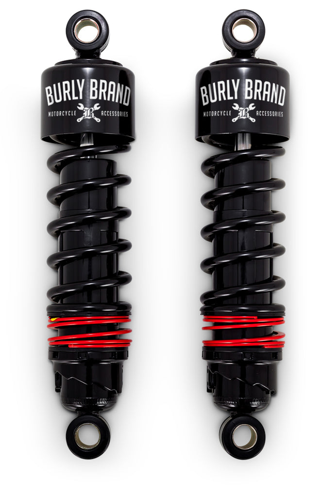 Burly Brand XL Slammer Shocks - Black - Mo-Moto