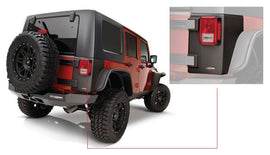 Bushwacker 07-18 Jeep Wrangler Trail Armor Rear Corners - Black - Mo-Moto