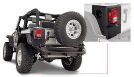 Bushwacker 07-18 Jeep Wrangler Trail Armor Rear Corners - Black - Mo-Moto
