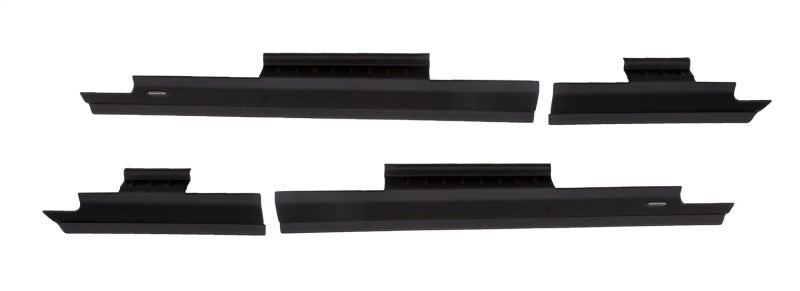Bushwacker 2018 Jeep Wrangler Unlimited 4-Door Trail Armor Rocker Panel and Sill Plate Cover - Black - Mo-Moto