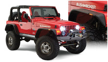 Load image into Gallery viewer, Bushwacker 97-06 Jeep Wrangler Flat Style Flares 4pc - Black - Mo-Moto