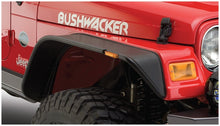 Load image into Gallery viewer, Bushwacker 97-06 Jeep Wrangler Flat Style Flares 4pc - Black - Mo-Moto