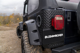 Bushwacker 97-06 Jeep Wrangler Trail Armor Rear Corners - Black - Mo-Moto