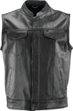 Kuryakyn Leather By River Road Vandal Club Vest Black - Medium