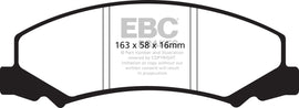 EBC 08-09 Buick Allure (Canada) 5.3 Redstuff Front Brake Pads