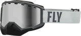 Focus Snow Goggle Gry/Dark Gry W/ Silver Mirror/Smoke Lens