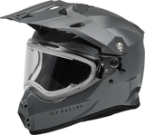Trekker Cw Solid Helmet Elec Shld Grey Lg