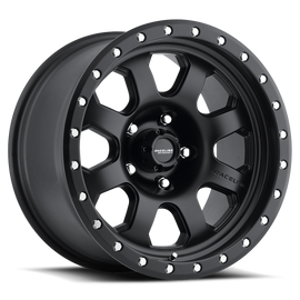 Raceline 928B Monster 17x9in / 5x127 BP / -12mm Offset / 83.82mm Bore - Satin Black Wheel