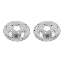 Load image into Gallery viewer, Power Stop 14-18 Mazda 3 Rear Evolution Drilled &amp; Slotted Rotors - Pair