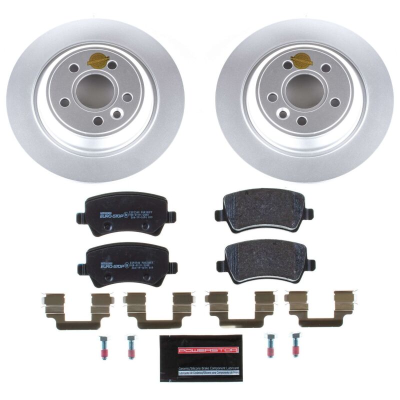 Power Stop 11-18 Volvo S60 Rear Euro-Stop Brake Kit