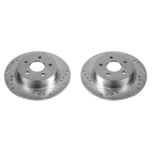 Load image into Gallery viewer, Power Stop 13-18 Ford C-Max Rear Evolution Drilled &amp; Slotted Rotors - Pair