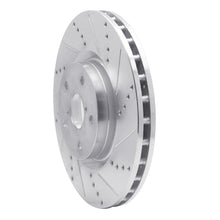 Load image into Gallery viewer, R1 05-20 Subaru WRX Front Right Drilled &amp; Slotted Silver Brake Rotor