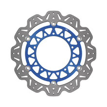 Load image into Gallery viewer, EBC 17-22 Yamaha YZF-R6 H 320mm Rotor Front Left/Right Vee Floating Blue Rotor