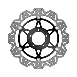 EBC 10-13 Ducati Monster 796 Front Left/Right Vee Floating Black Rotor