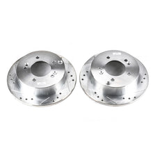 Load image into Gallery viewer, Power Stop 06-10 Hyundai Sonata Rear Evolution Drilled &amp; Slotted Rotors - Pair