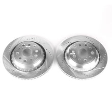 Load image into Gallery viewer, Power Stop 07-17 Lexus LS460 Rear Evolution Drilled &amp; Slotted Rotors - Pair