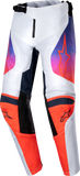 Youth Racer Hoen Pants Lt Grey/Hot Orng/Blk Sz 26