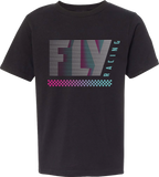 Youth Fly Flex Tee Black Ym