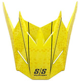 Speed and Strength SS2400 Lunatic Fringe Visor - Yellow/Black