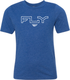 Youth Fly Edge Tee Royal Blue Ym