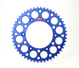 Renthal 21-23 Husqvarna TC 85 Rear Grooved Sprocket - Blue 428-46P Teeth