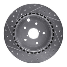 Load image into Gallery viewer, R1 08-20 Subaru WRX STI Rear Right Drilled &amp; Slotted Silver Brake Rotor