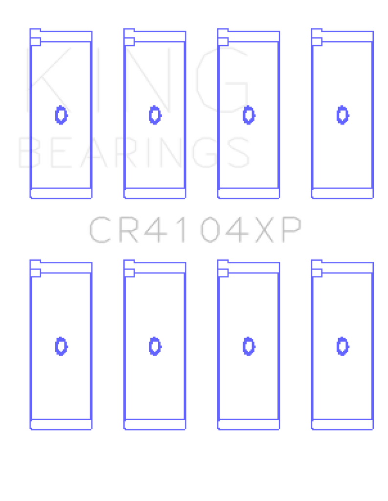 King Audi/VW 83-03 1.6L/1.8L/2.0L Performance Rod Bearing Set - Size STD