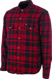 Speed and Strength Black 9 2.0 Moto Shirt Red - Medium
