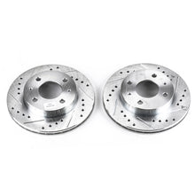 Load image into Gallery viewer, Power Stop 95-98 Nissan 200SX Front Evolution Drilled &amp; Slotted Rotors - Pair