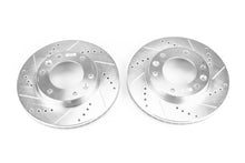 Load image into Gallery viewer, Power Stop 07-08 Hyundai Entourage Front Evolution Drilled &amp; Slotted Rotors - Pair