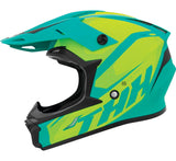 THH Helmets T710XR Airtech Teal/Yellow Youth - Small