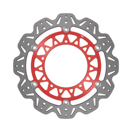 EBC 17-22 Yamaha YZF-R6 H 320mm Rotor Front Left/Right Vee Floating Red Rotor
