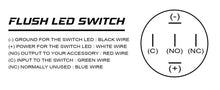 Load image into Gallery viewer, Oracle Pre-Wired Power Symbol On/Off Flush Mount LED Switch - White SEE WARRANTY