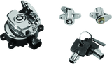 Bikers Choice 14-21 Road King Chrome Ignition Switch & Saddlebag Lock Kit