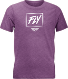 Youth Fly Zoom Tee Purple Heather Yl
