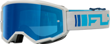 Youth Zone Goggle Silver/Blue W/ Dark Blue Mirror/Smoke Lens