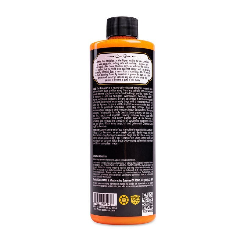 Chemical Guys Bug & Tar Heavy Duty Car Wash Shampoo - 16oz - Mo-Moto
